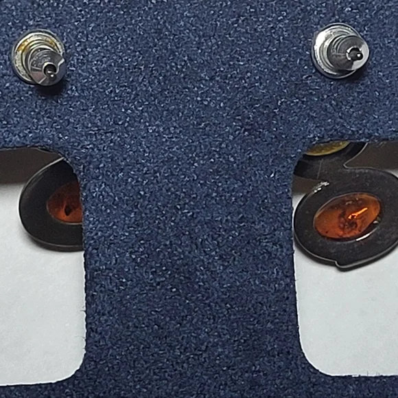 Genuine Multicolor Baltic Amber Ring, Earrings, And Necklace Set In Silver - Picture 7 of 7